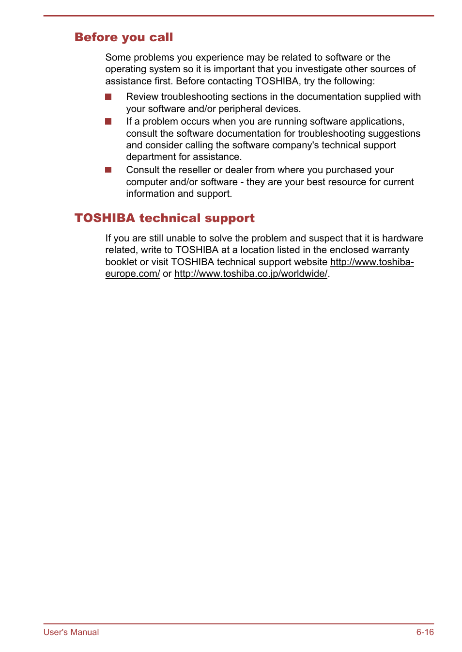 Before you call, Toshiba technical support | Toshiba Satellite U940-B User Manual | Page 117 / 120