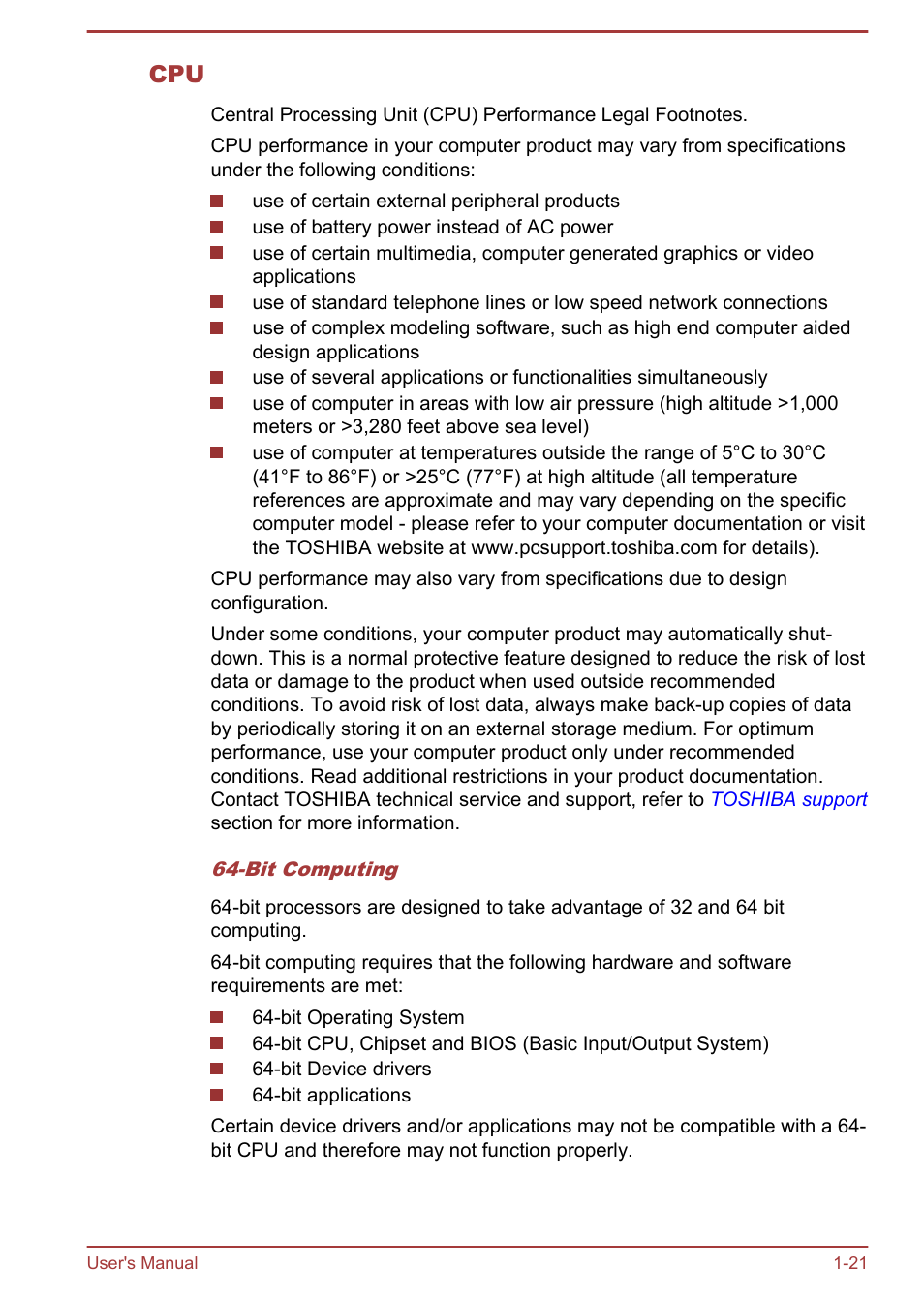 Toshiba Satellite U940-B User Manual | Page 25 / 120