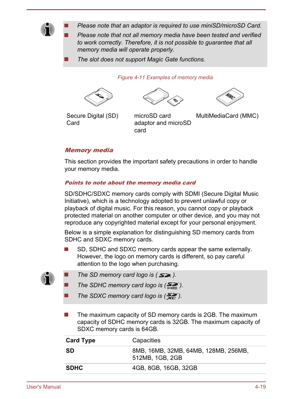 Toshiba Satellite U940-B User Manual | Page 73 / 120