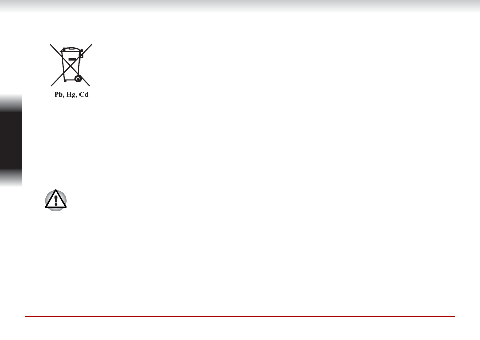 Disposal of batteries and/or accumulators | Toshiba CB30 User Manual | Page 14 / 18