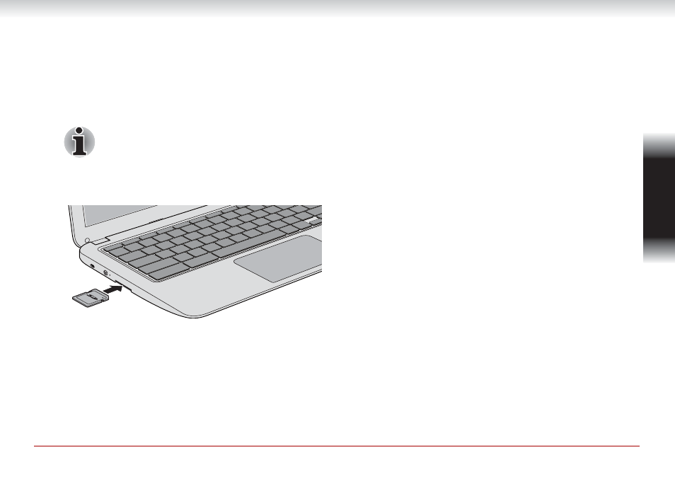 Connecting peripheral devices, Memory media | Toshiba CB30 User Manual | Page 9 / 18