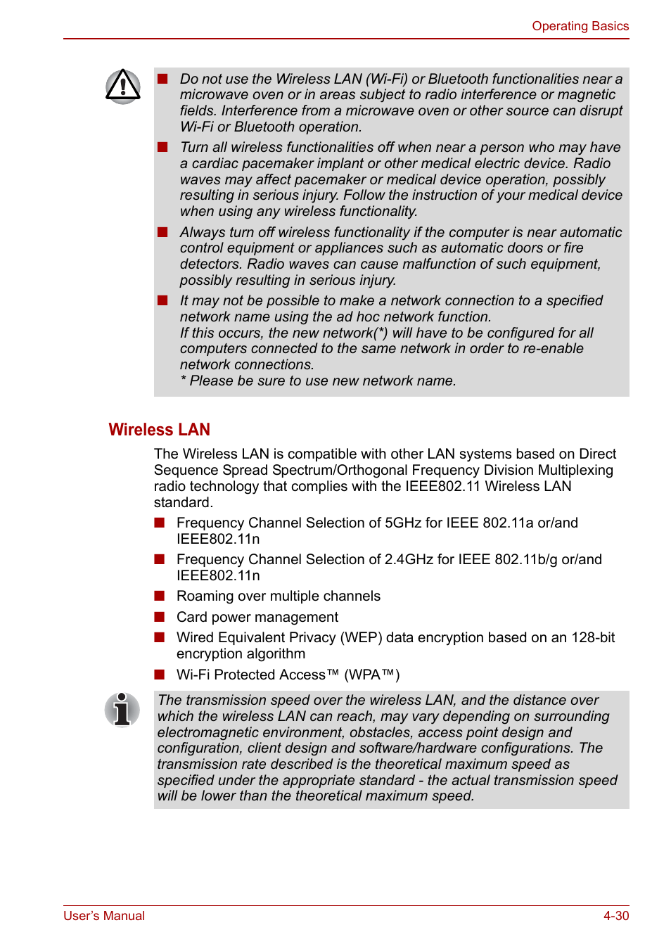 Wireless lan | Toshiba Satellite L750D User Manual | Page 100 / 179