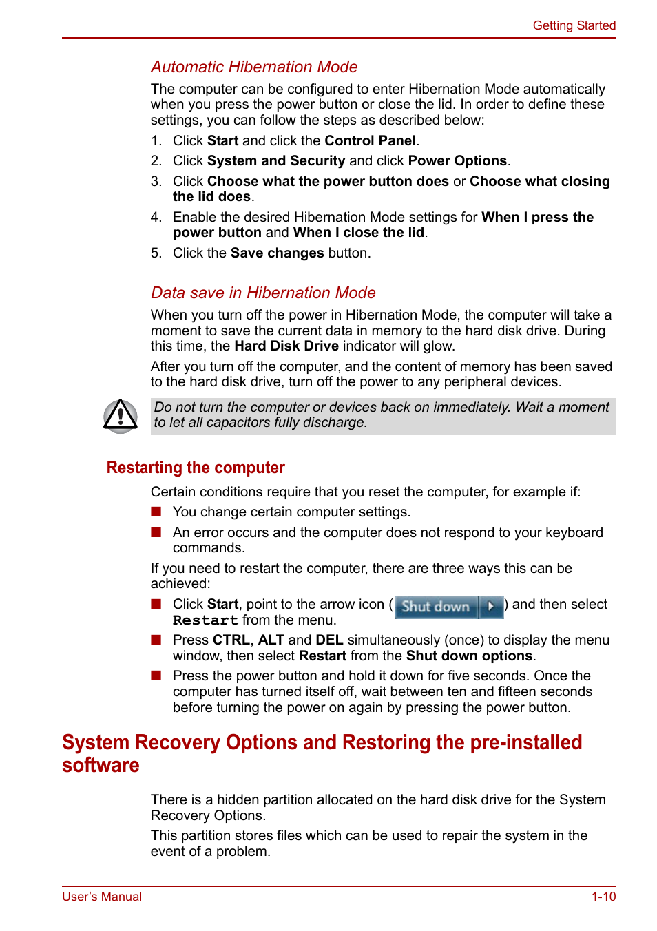 Toshiba Satellite L750D User Manual | Page 28 / 179