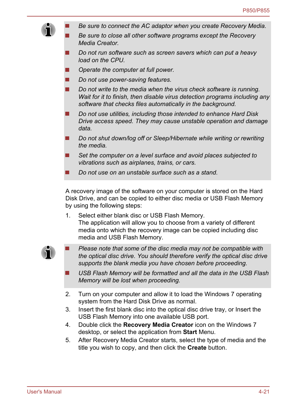 Toshiba Satellite P855 User Manual | Page 126 / 177