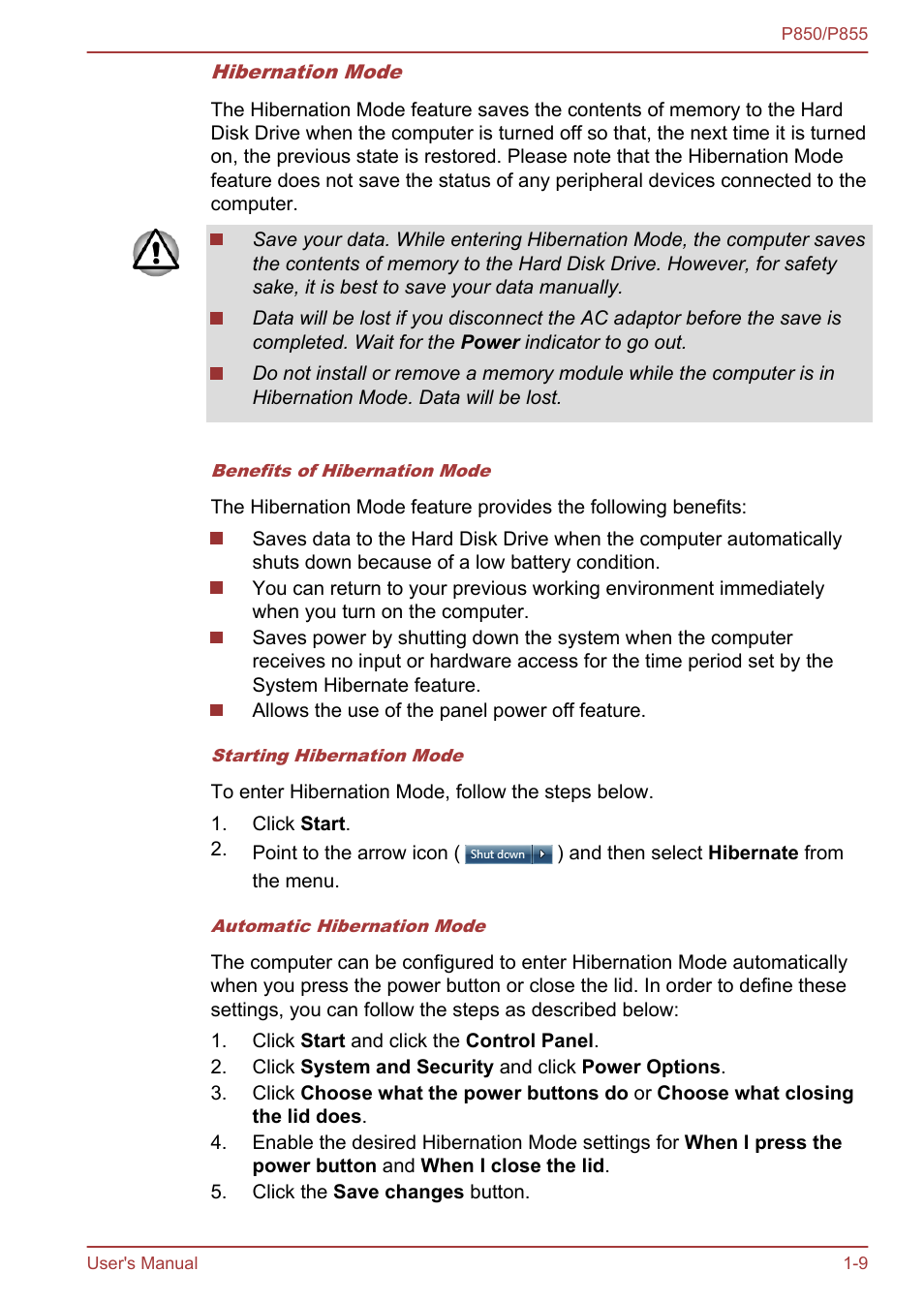 Toshiba Satellite P855 User Manual | Page 26 / 177