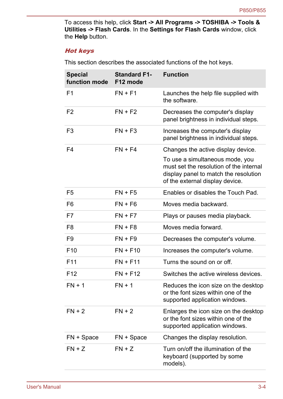 Toshiba Satellite P855 User Manual | Page 50 / 177