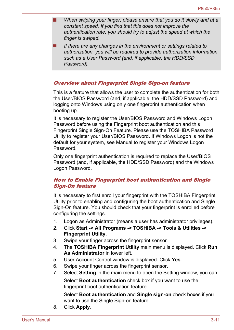 Toshiba Satellite P855 User Manual | Page 57 / 177