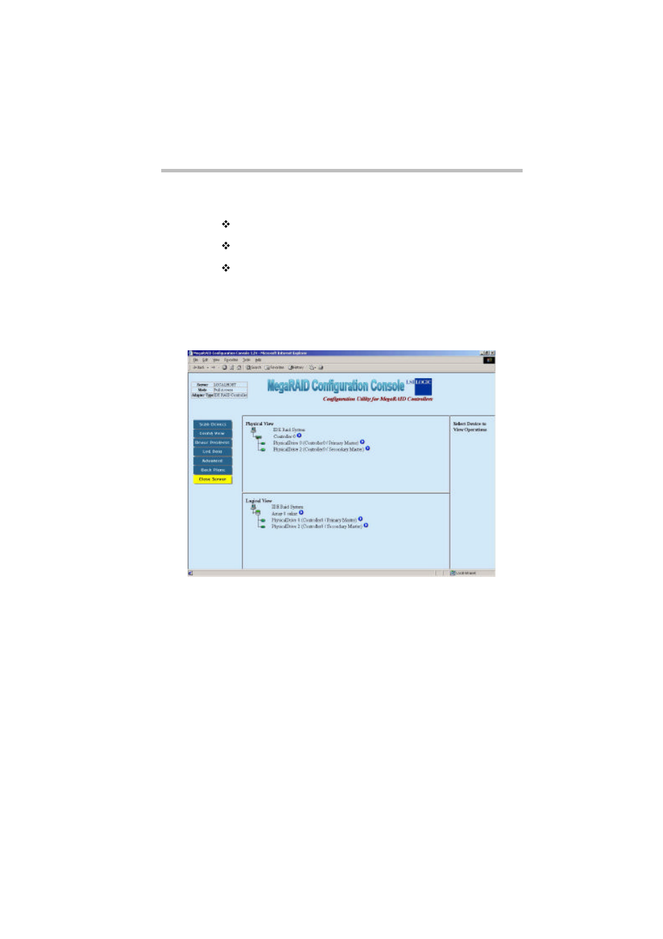 Close server, About rebuild array | Toshiba Magnia Z300 User Manual | Page 39 / 40