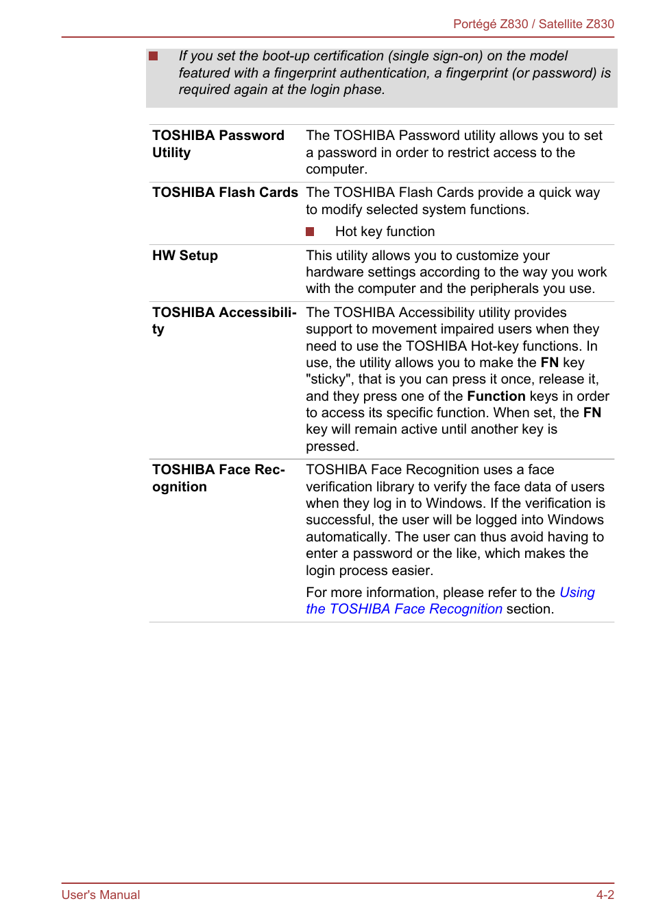 Toshiba Portege Z830 User Manual | Page 69 / 136