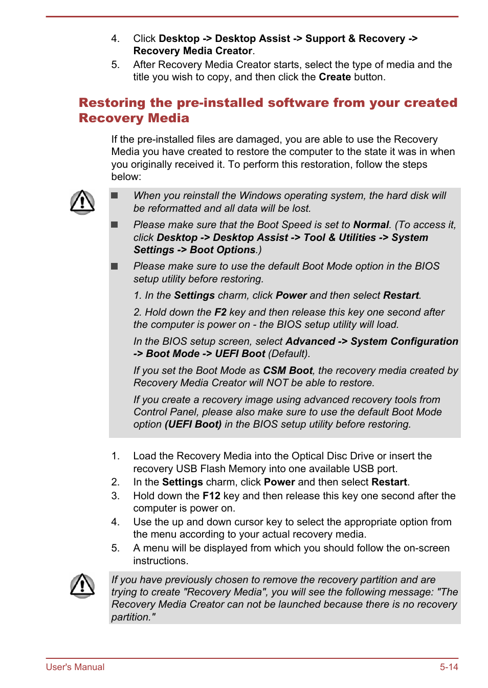 Toshiba Satellite C50DT-A User Manual | Page 103 / 141