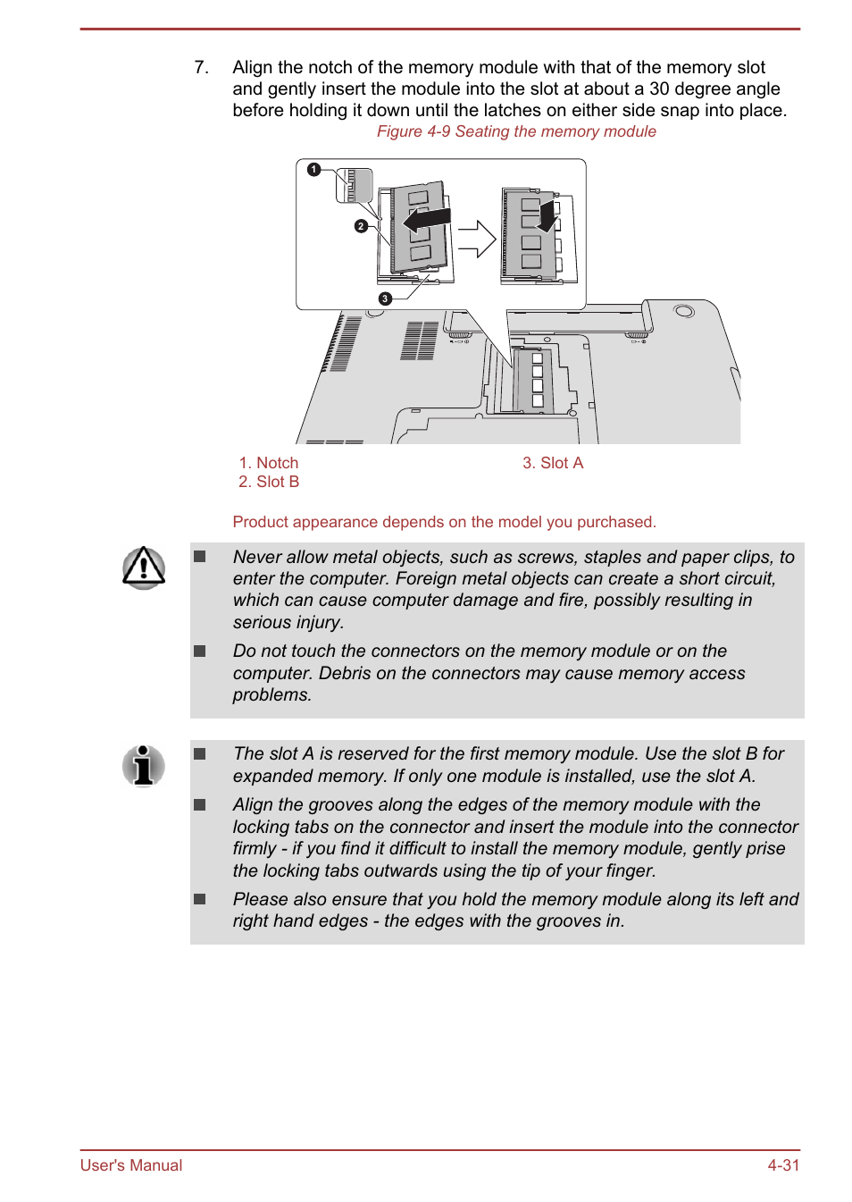 Toshiba Satellite C50DT-A User Manual | Page 77 / 141