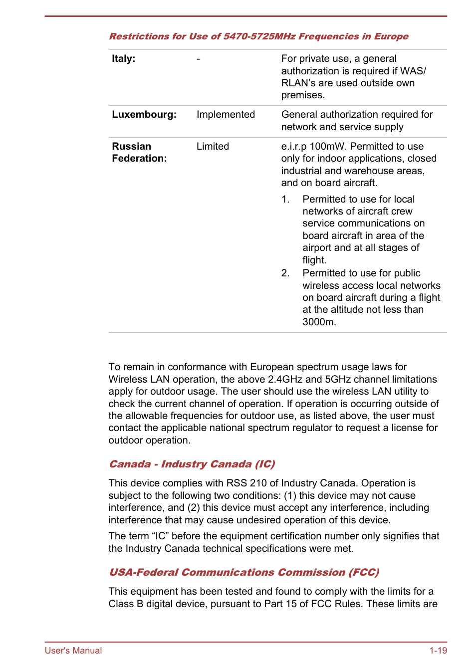 Toshiba Satellite L855-B User Manual | Page 23 / 140