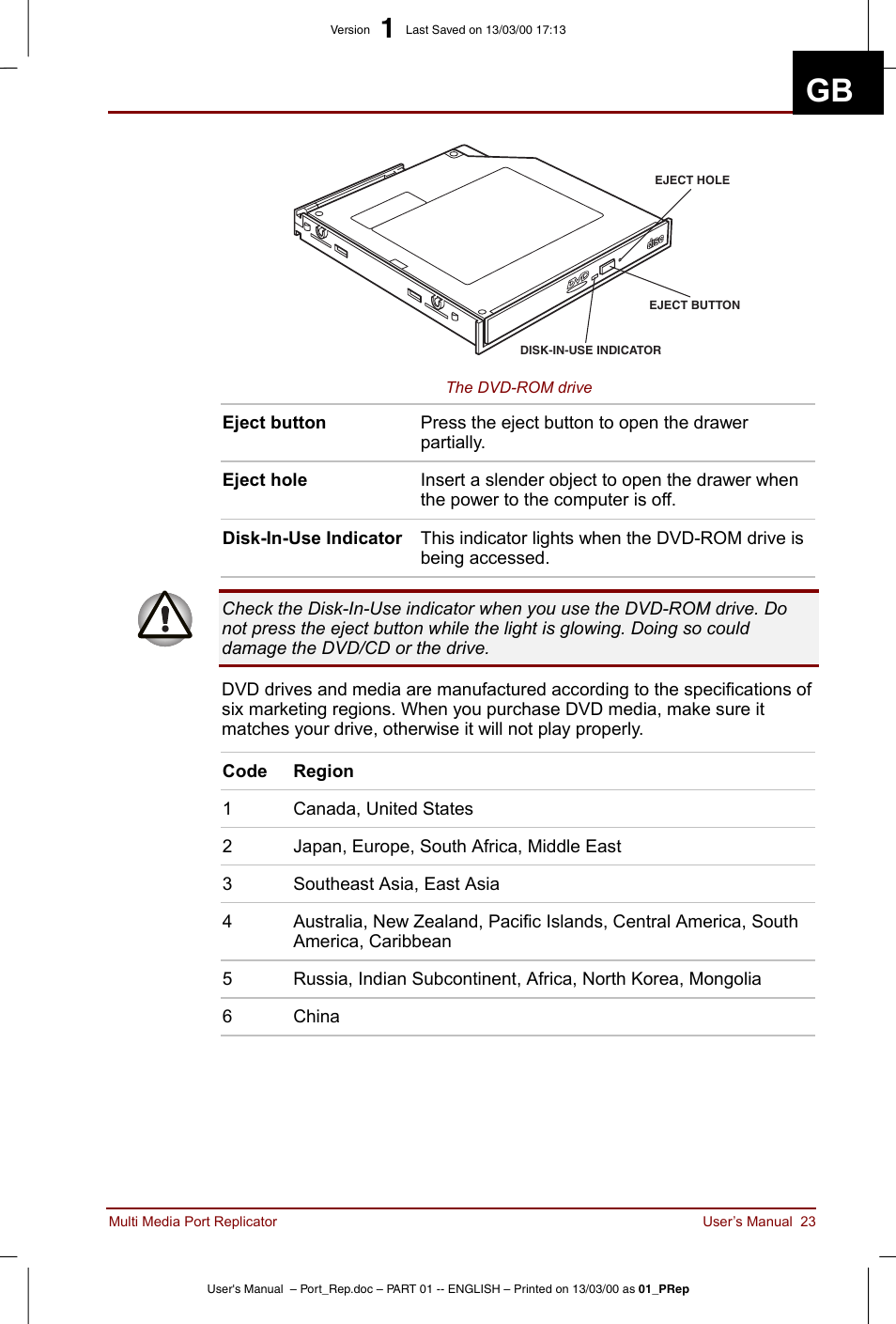 Toshiba Portege 3490 User Manual | Page 23 / 47