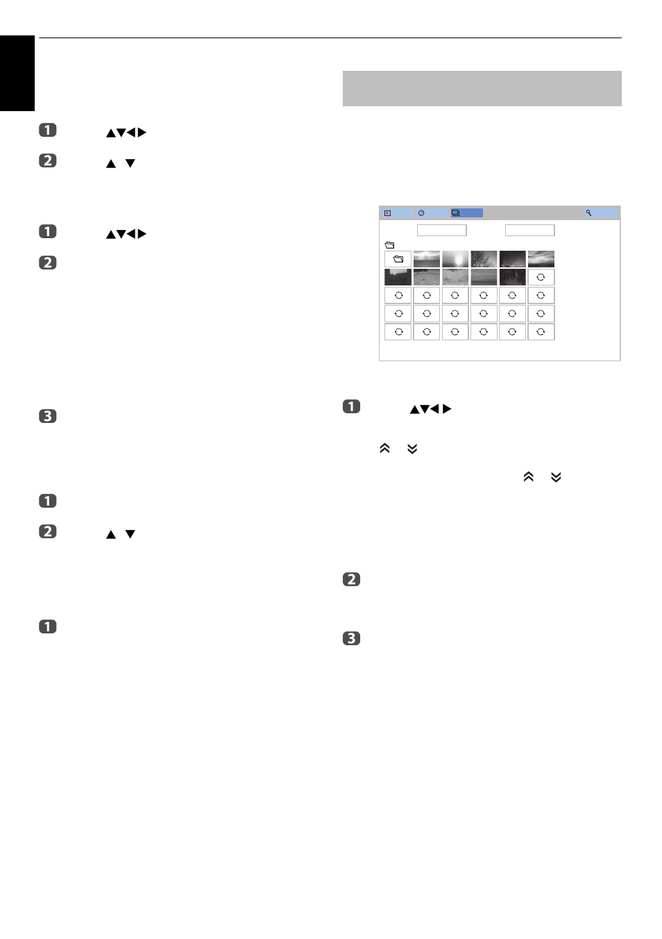 Viewing photo files (on a media server or usb, Device) | Toshiba L4363 User Manual | Page 62 / 94