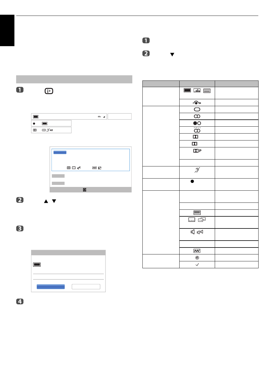 Digital on-screen information, Information, En gli s h | Toshiba L4363 User Manual | Page 70 / 94