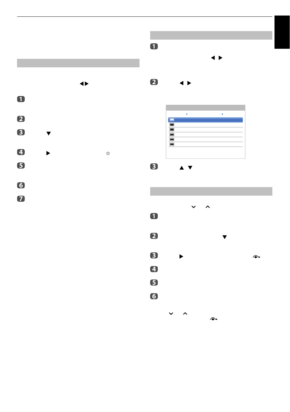 Digital settings – channel options, Selecting favourite channels, Favourite channel list | Skip channels | Toshiba L4363 User Manual | Page 73 / 94