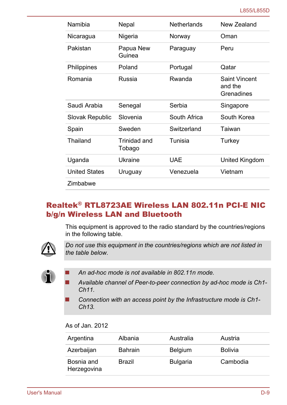 Realtek | Toshiba Satellite L855 User Manual | Page 147 / 153