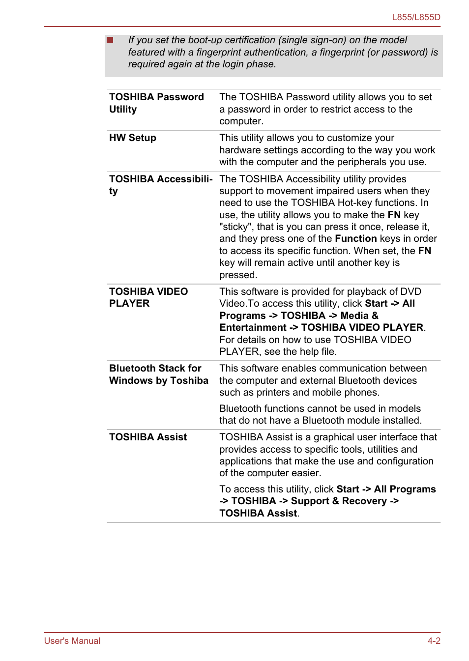 Toshiba Satellite L855 User Manual | Page 85 / 153