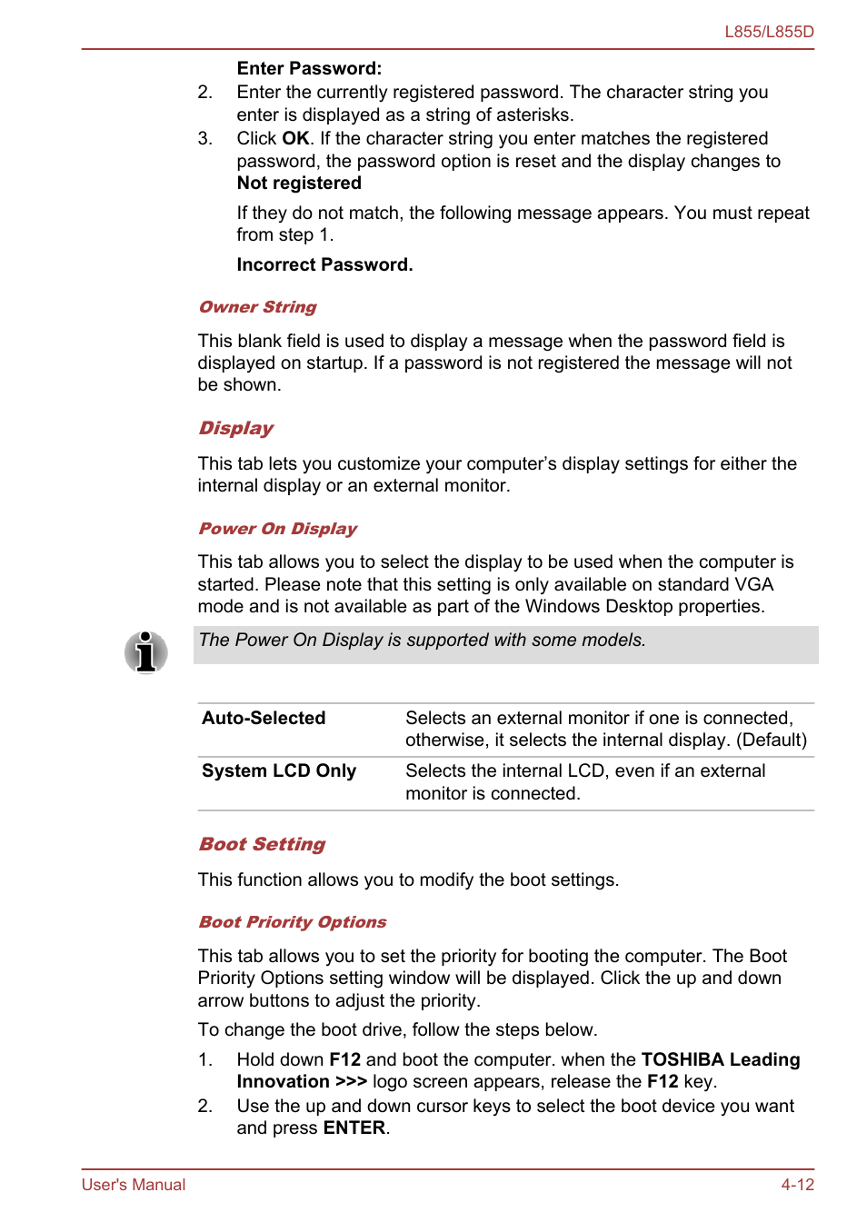 Toshiba Satellite L855 User Manual | Page 95 / 153