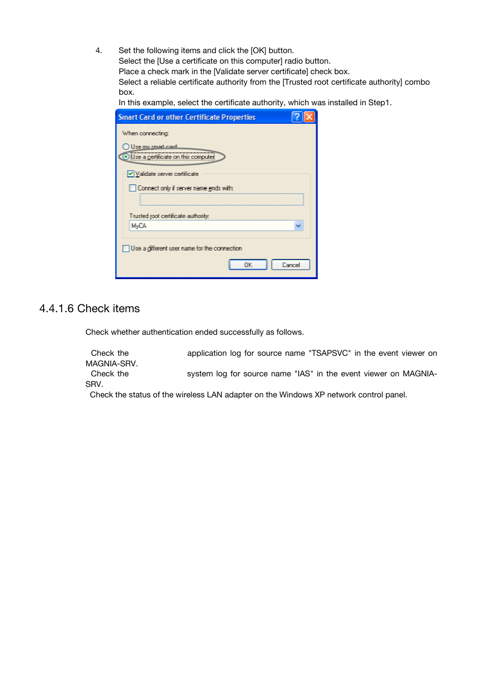 6 check items | Toshiba Magnia Z310 User Manual | Page 103 / 130