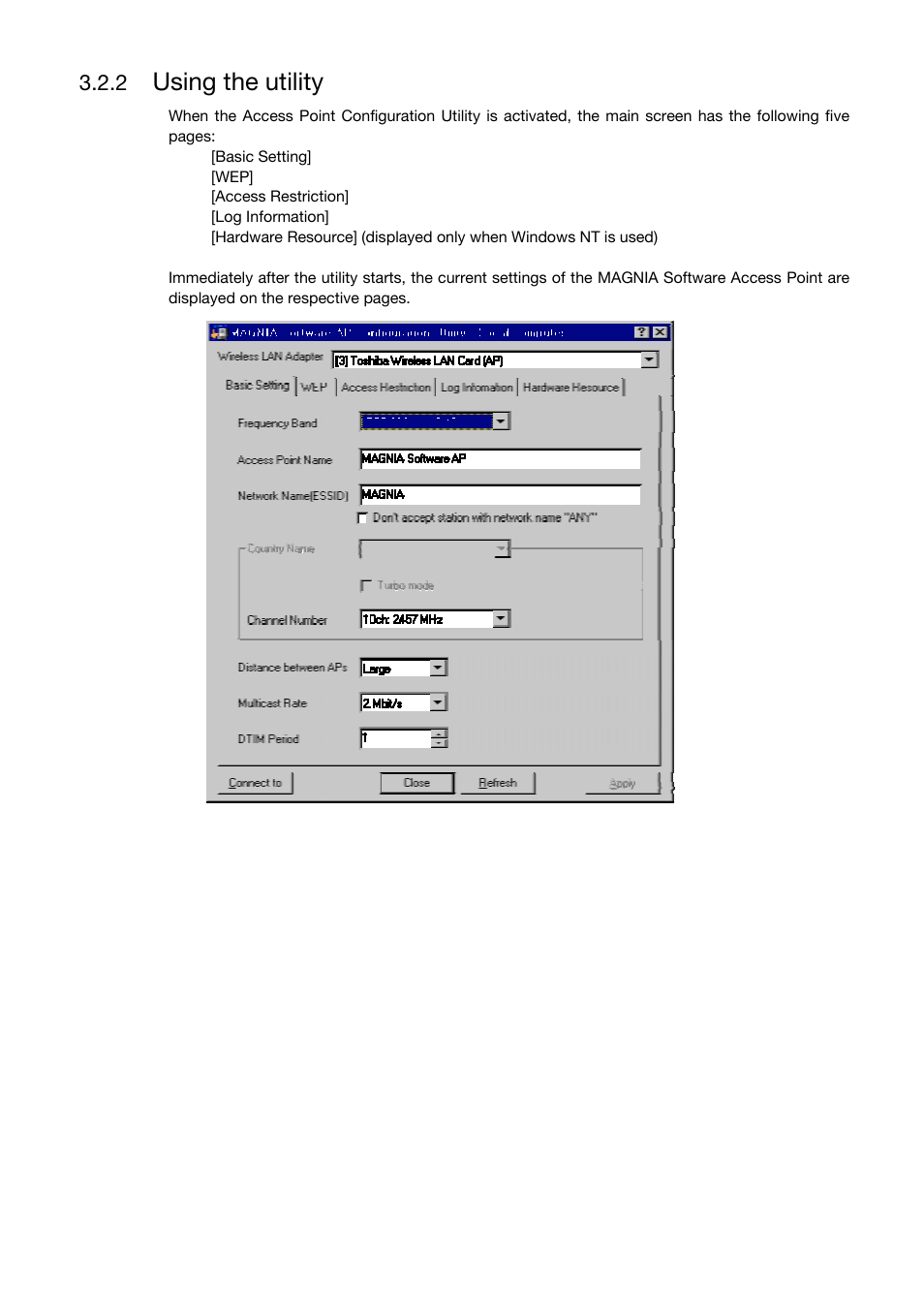 Using the utility | Toshiba Magnia Z310 User Manual | Page 36 / 130