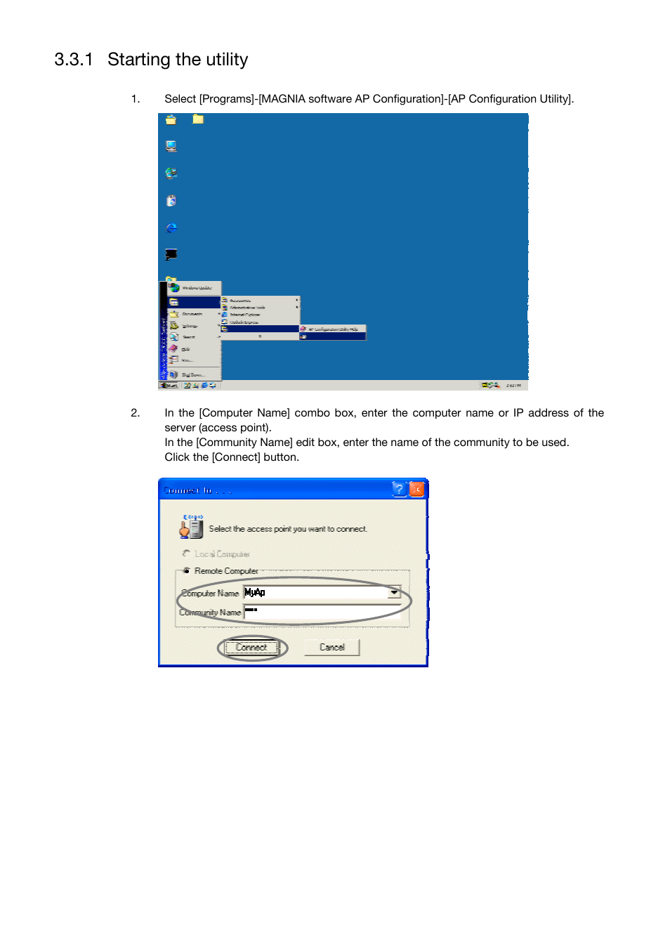 1 starting the utility | Toshiba Magnia Z310 User Manual | Page 57 / 130