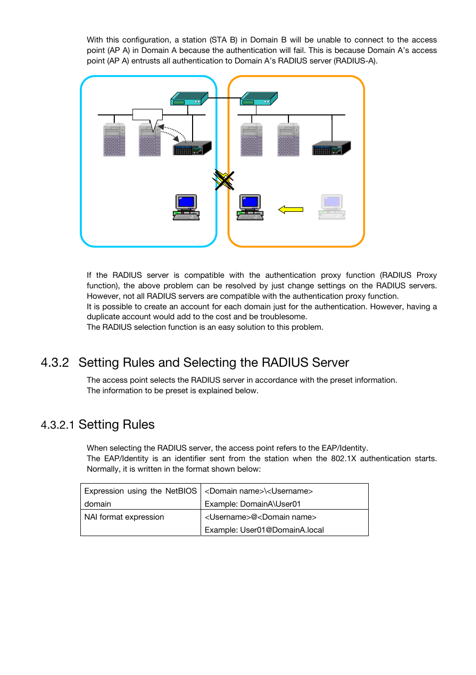 2 setting rules and selecting the radius server, Setting rules | Toshiba Magnia Z310 User Manual | Page 88 / 130