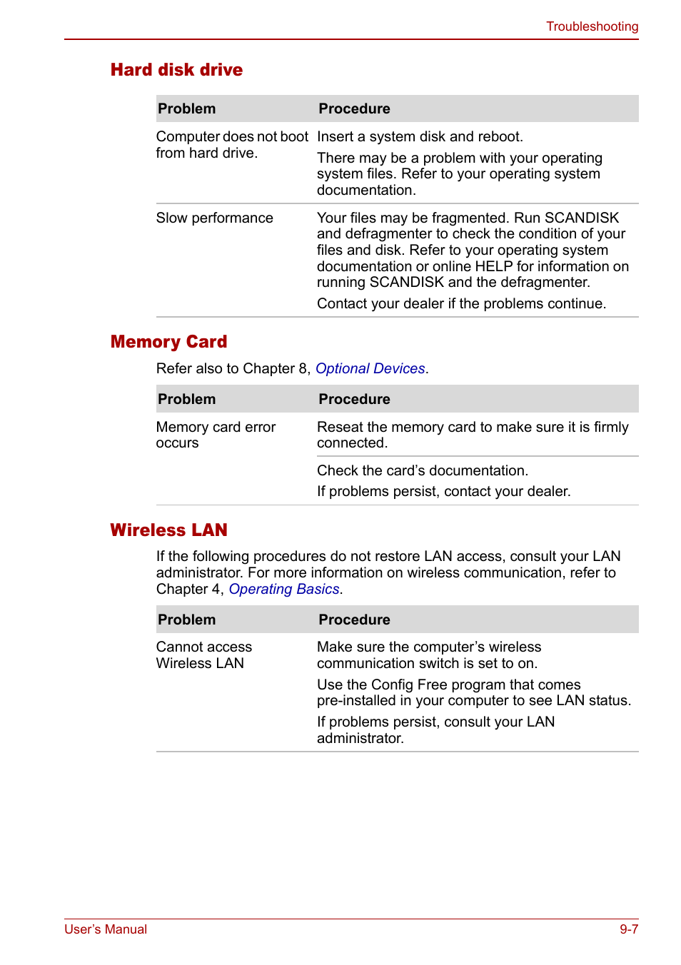 Wireless lan | Toshiba Satellite M70 (PSM71) User Manual | Page 145 / 176