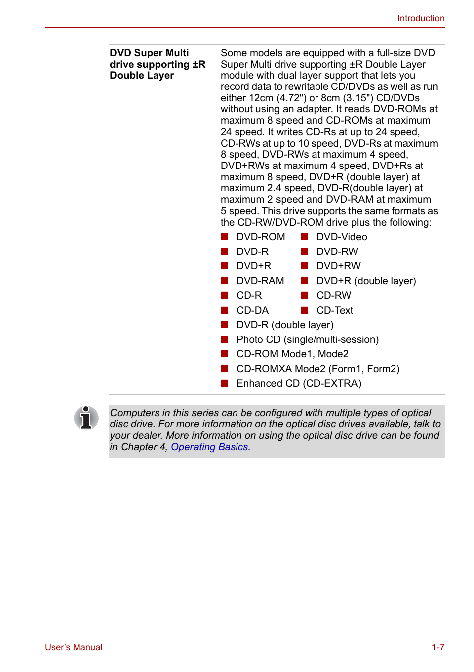 Toshiba Satellite M70 (PSM71) User Manual | Page 33 / 176