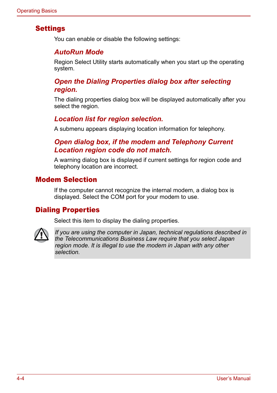 Toshiba Satellite M70 (PSM71) User Manual | Page 68 / 176