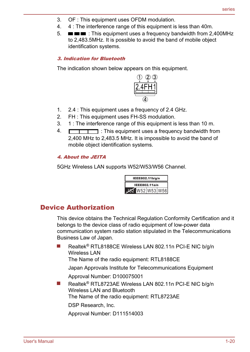 Device authorization | Toshiba Satellite L955D User Manual | Page 23 / 142