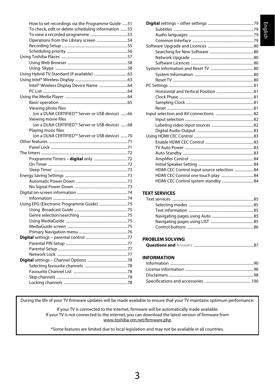 Toshiba WL968 User Manual | Page 3 / 100