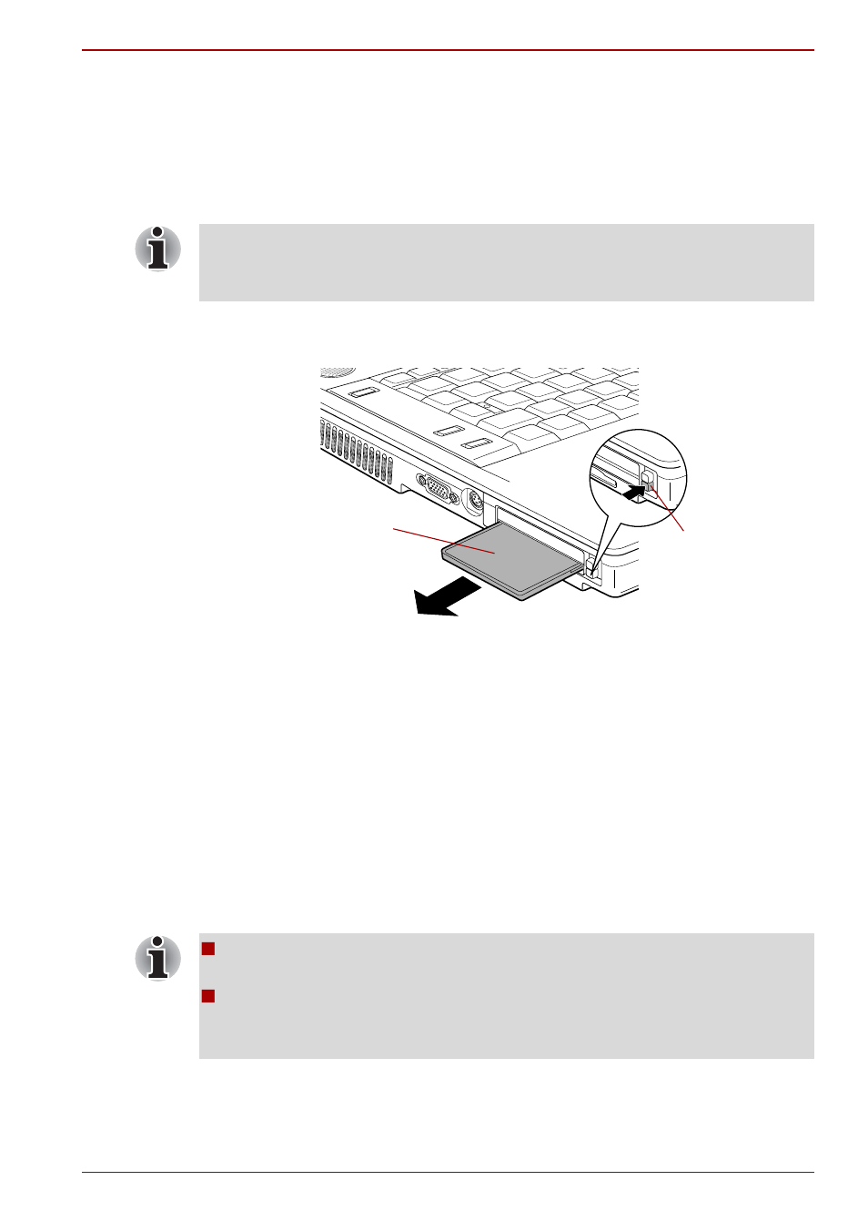 Expresscard, Expresscard -3, Removing a pc card | Inserting an expresscard | Toshiba Tecra S4 User Manual | Page 143 / 238