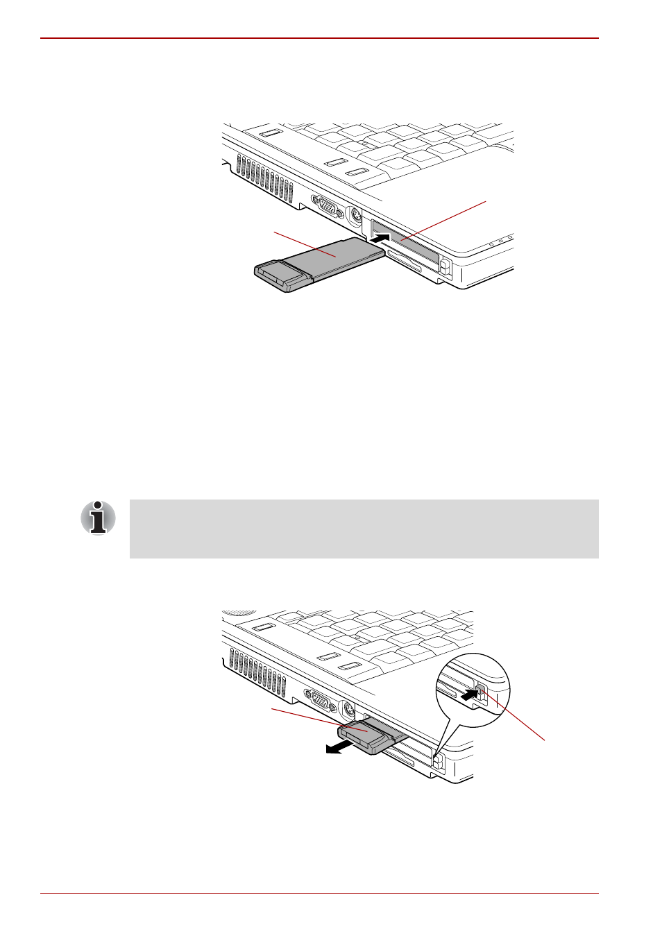 Removing an expresscard | Toshiba Tecra S4 User Manual | Page 144 / 238