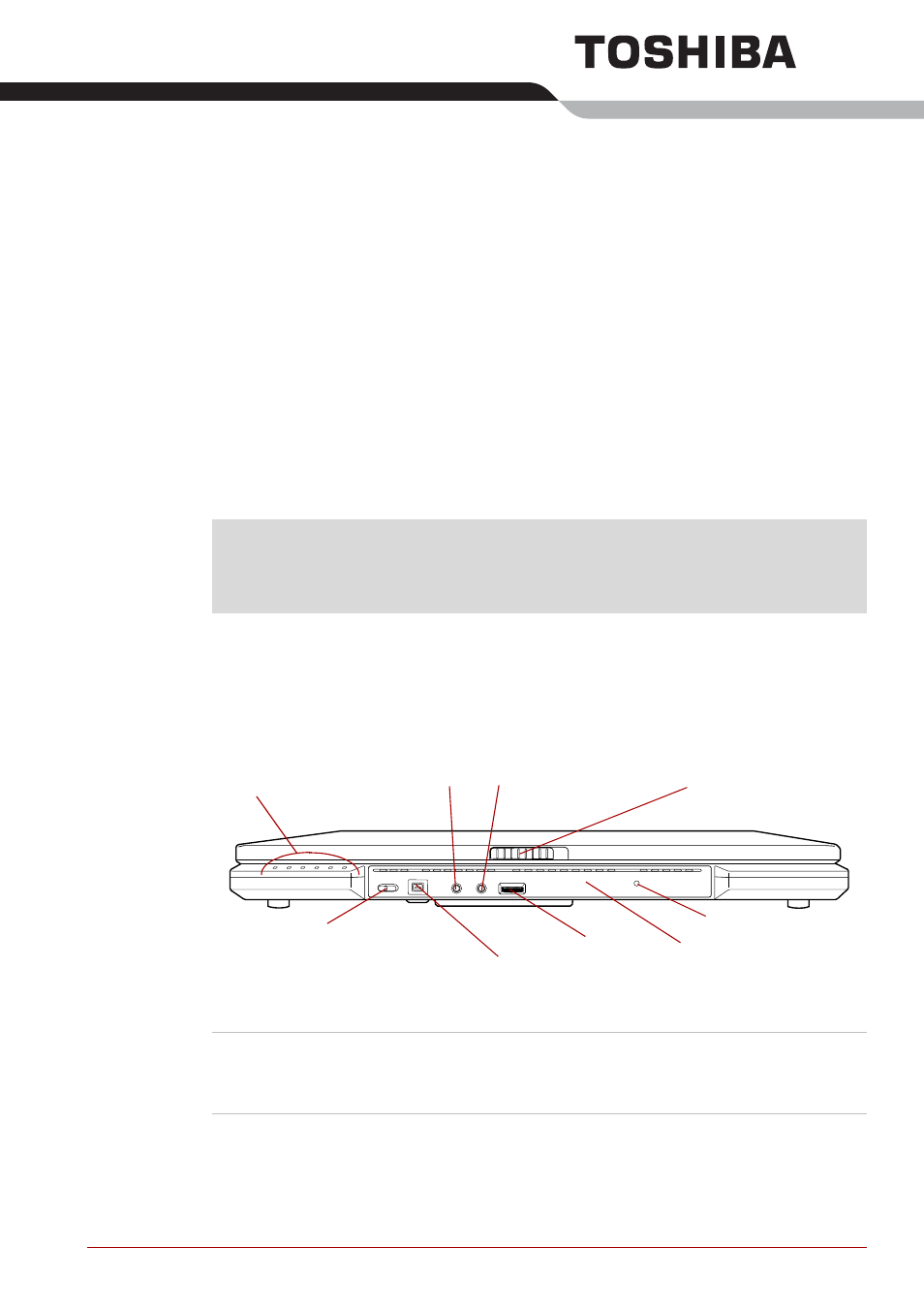 Chapter 2 - the grand tour, Front with the display closed, Chapter 2 | The grand tour, Front with the display closed -1 | Toshiba Tecra S4 User Manual | Page 33 / 238