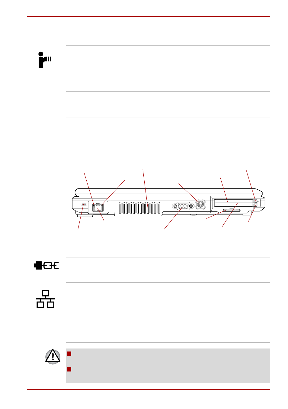 Left side, Left side -3 | Toshiba Tecra S4 User Manual | Page 35 / 238