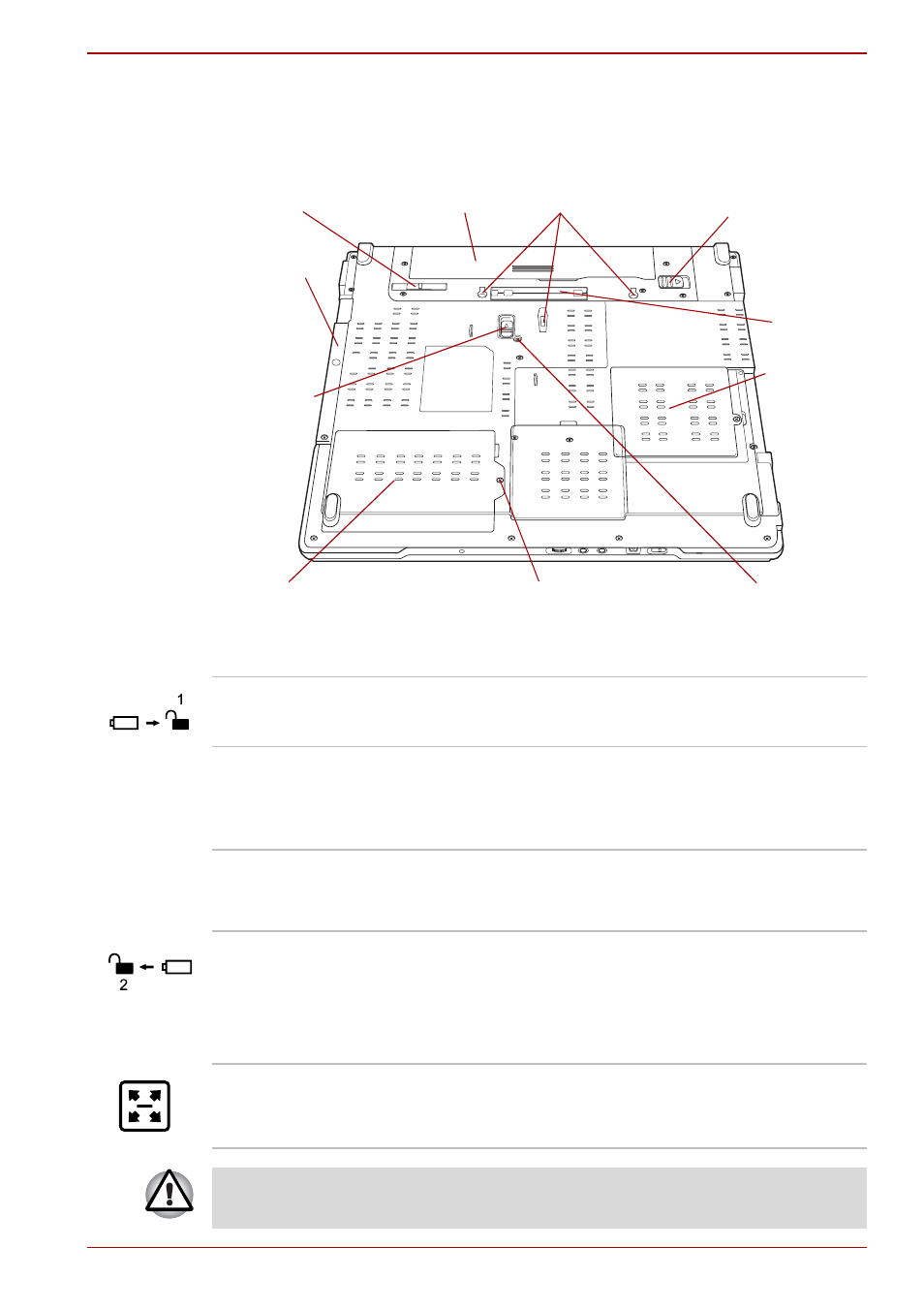 Underside, Underside -7 | Toshiba Tecra S4 User Manual | Page 39 / 238