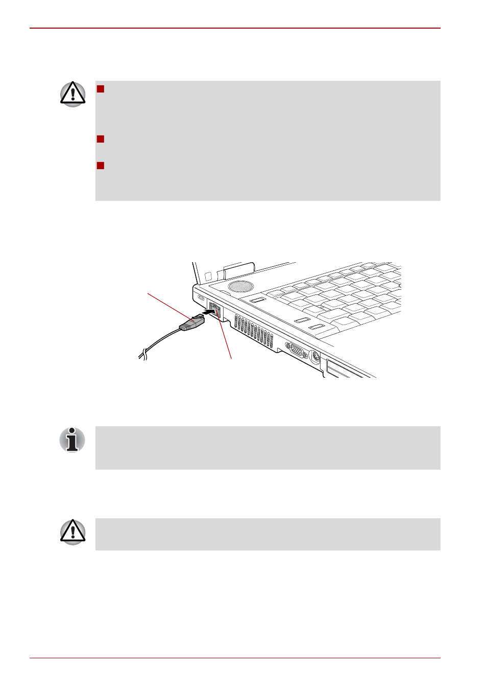 Connecting lan cable, Disconnecting lan cable | Toshiba Tecra S4 User Manual | Page 96 / 238