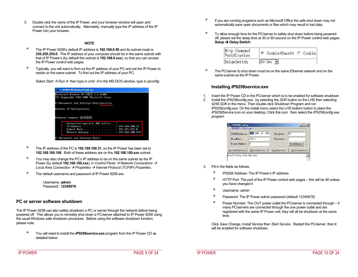 Addtron Technology IP Power 9258 User Manual | Page 5 / 12