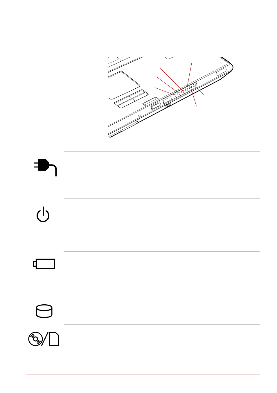System indicators, System indicators -13, System | Indicators, Section | Toshiba Qosmio G30 HD-DVD (PQG32) User Manual | Page 53 / 302