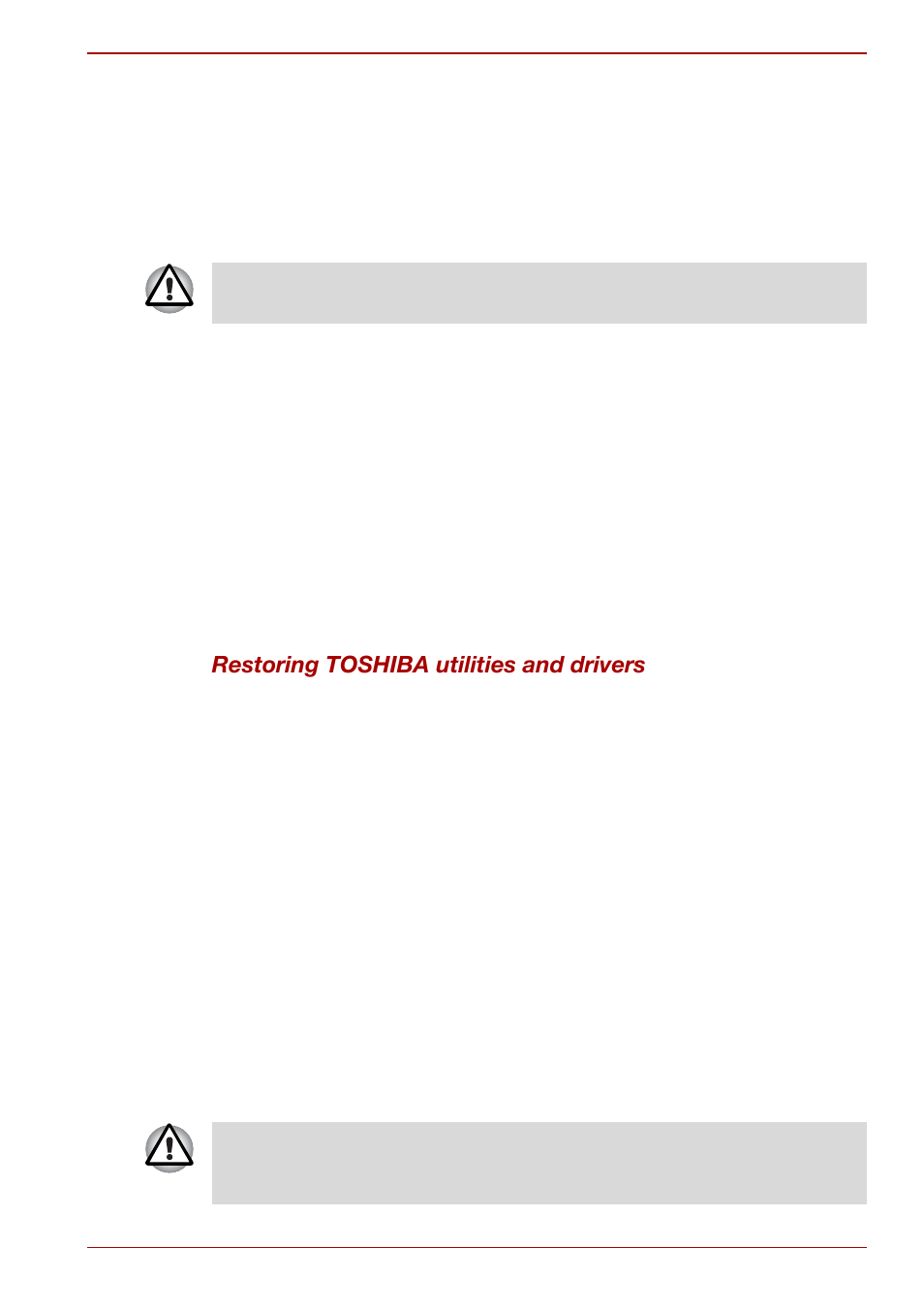 Restoring the pre-installed software, Restoring the pre-installed software -17 | Toshiba Qosmio G30 HD-DVD (PQG32) User Manual | Page 77 / 302