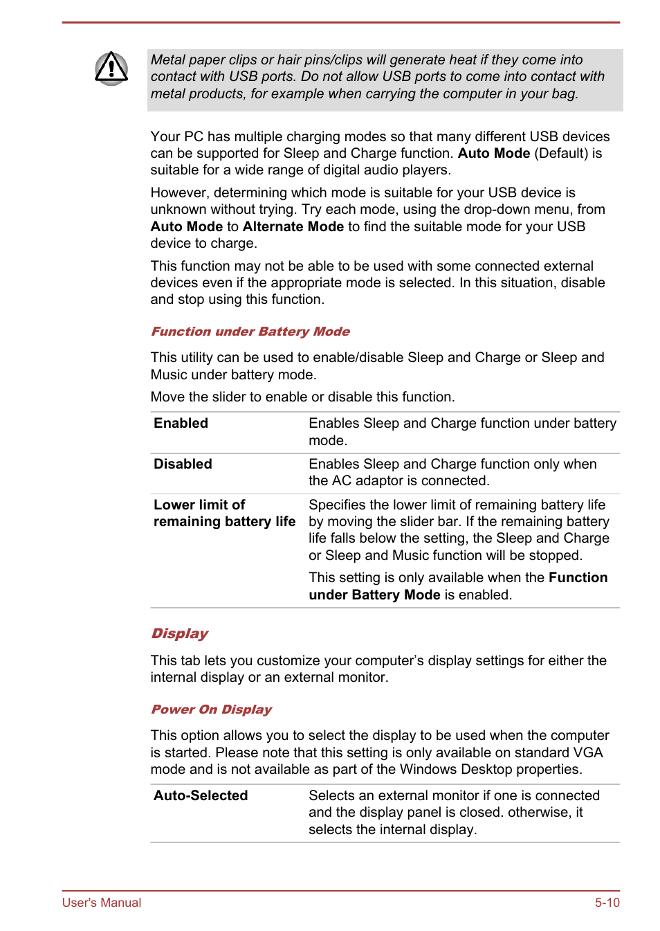 Toshiba Satellite L950 User Manual | Page 112 / 142