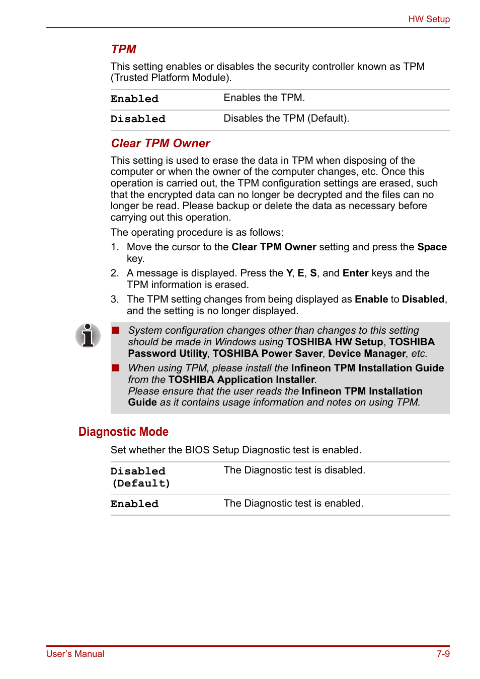 Diagnostic mode | Toshiba Portege R200 (PPR21) User Manual | Page 118 / 184