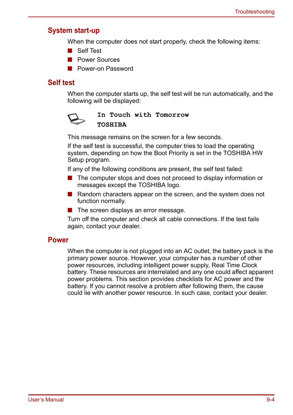 Toshiba Portege R200 (PPR21) User Manual | Page 134 / 184