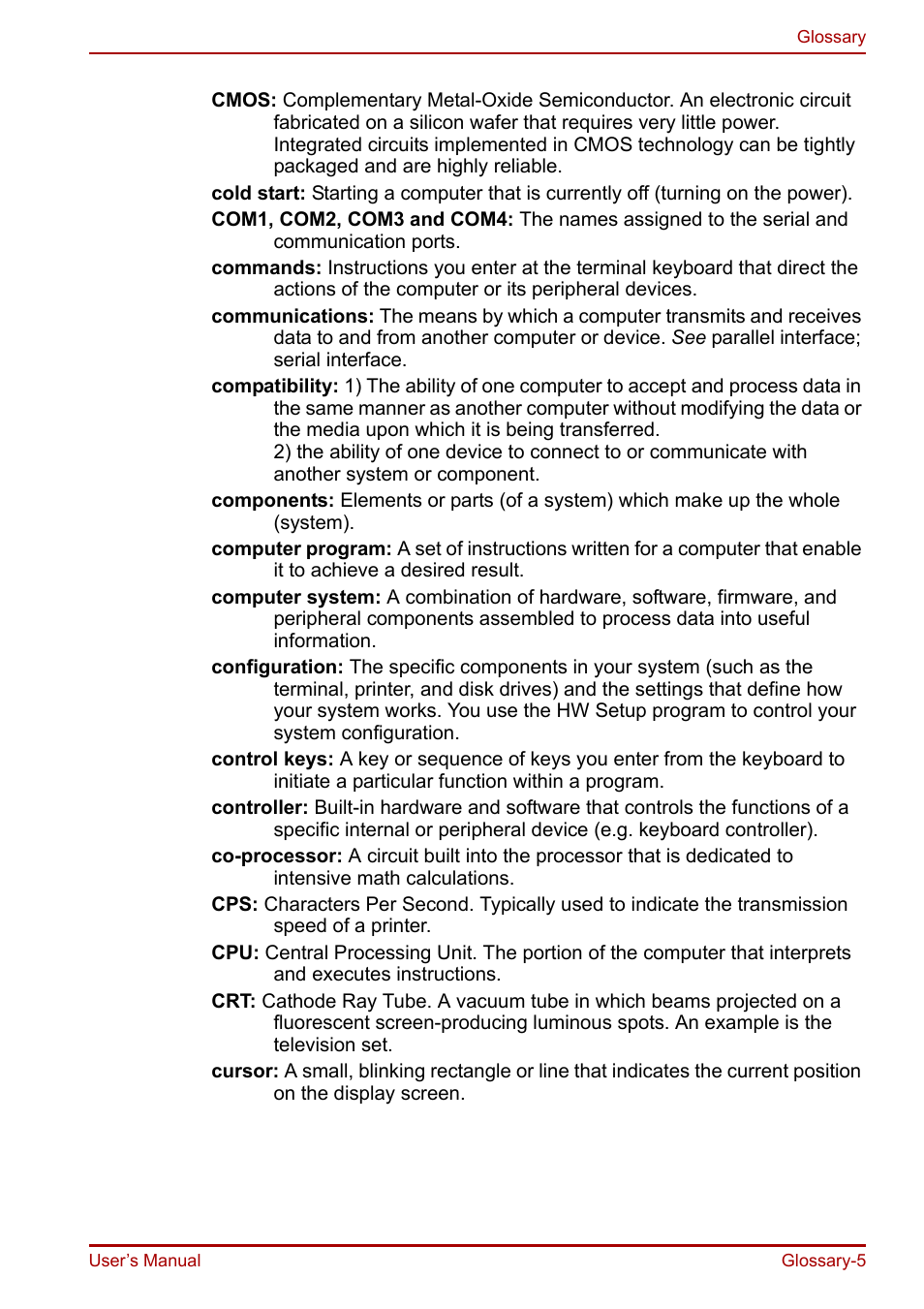 Toshiba Portege R200 (PPR21) User Manual | Page 172 / 184
