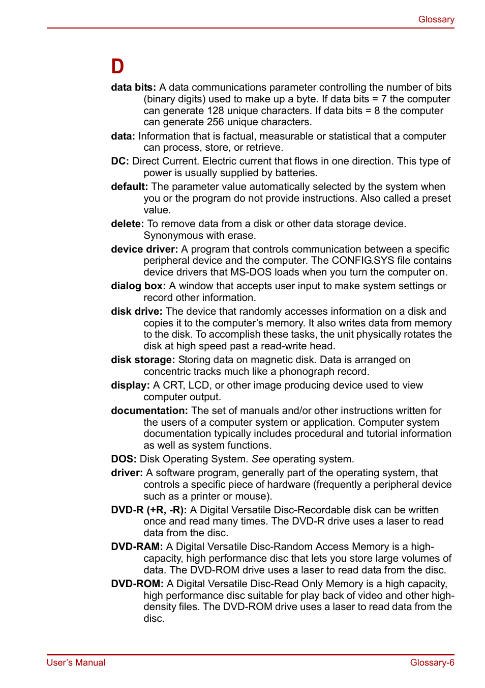 Toshiba Portege R200 (PPR21) User Manual | Page 173 / 184