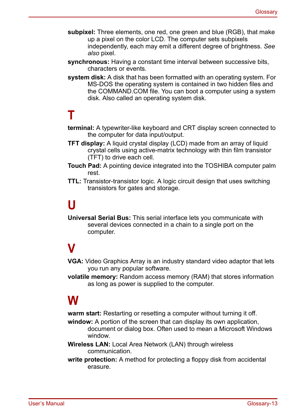 Toshiba Portege R200 (PPR21) User Manual | Page 180 / 184