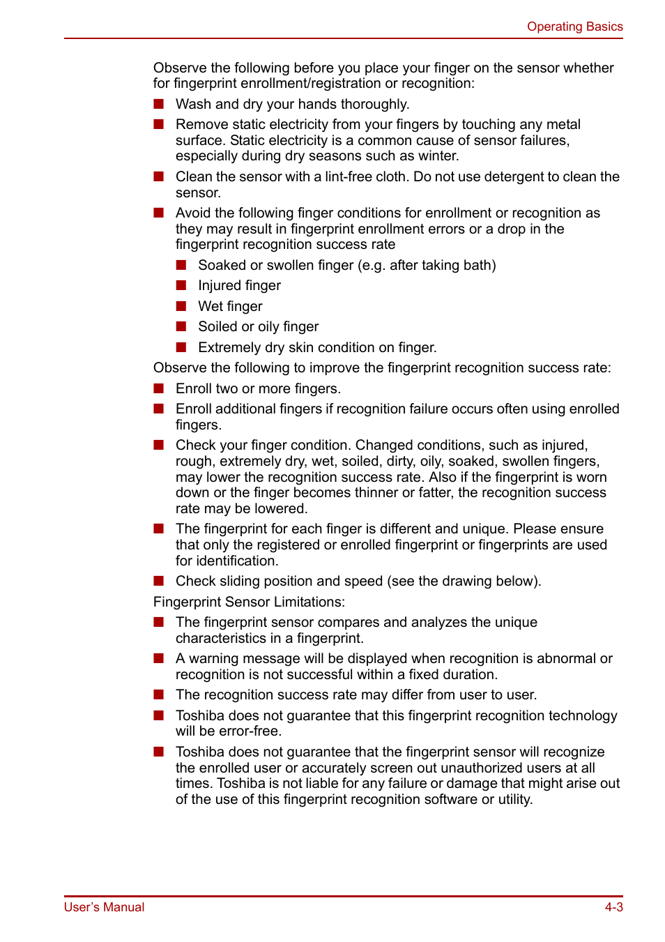 Toshiba Portege R200 (PPR21) User Manual | Page 61 / 184