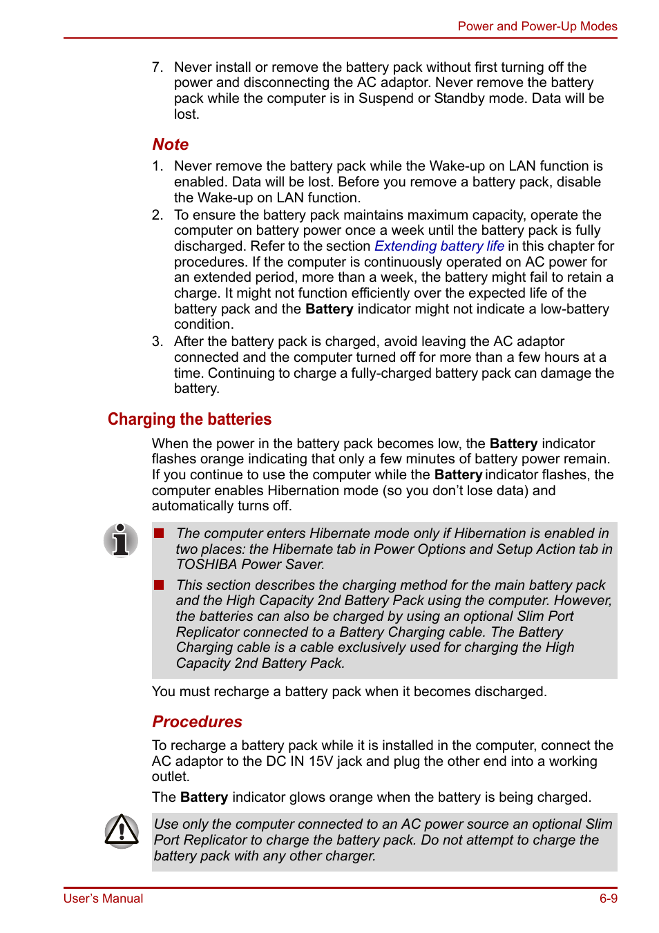 Charging the batteries | Toshiba Portege R200 (PPR21) User Manual | Page 98 / 184