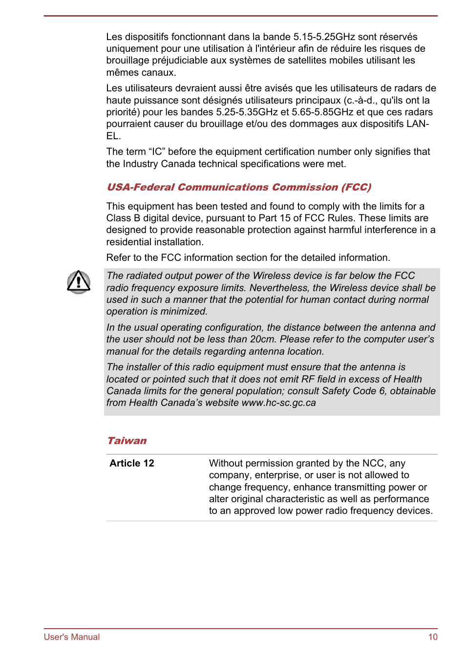 Toshiba Satellite C50-A User Manual | Page 124 / 135